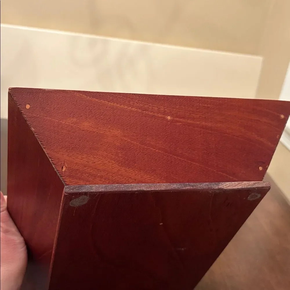 Rustic Wooden Utensil Carrying Tray